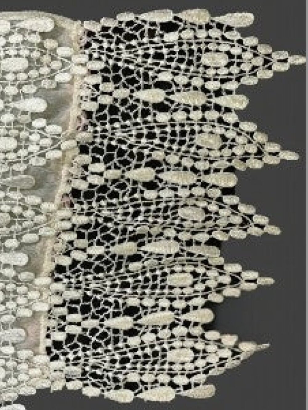 NWT pure silk Guipure Nottingham Lace wrap, perfect for a wedding ensemble